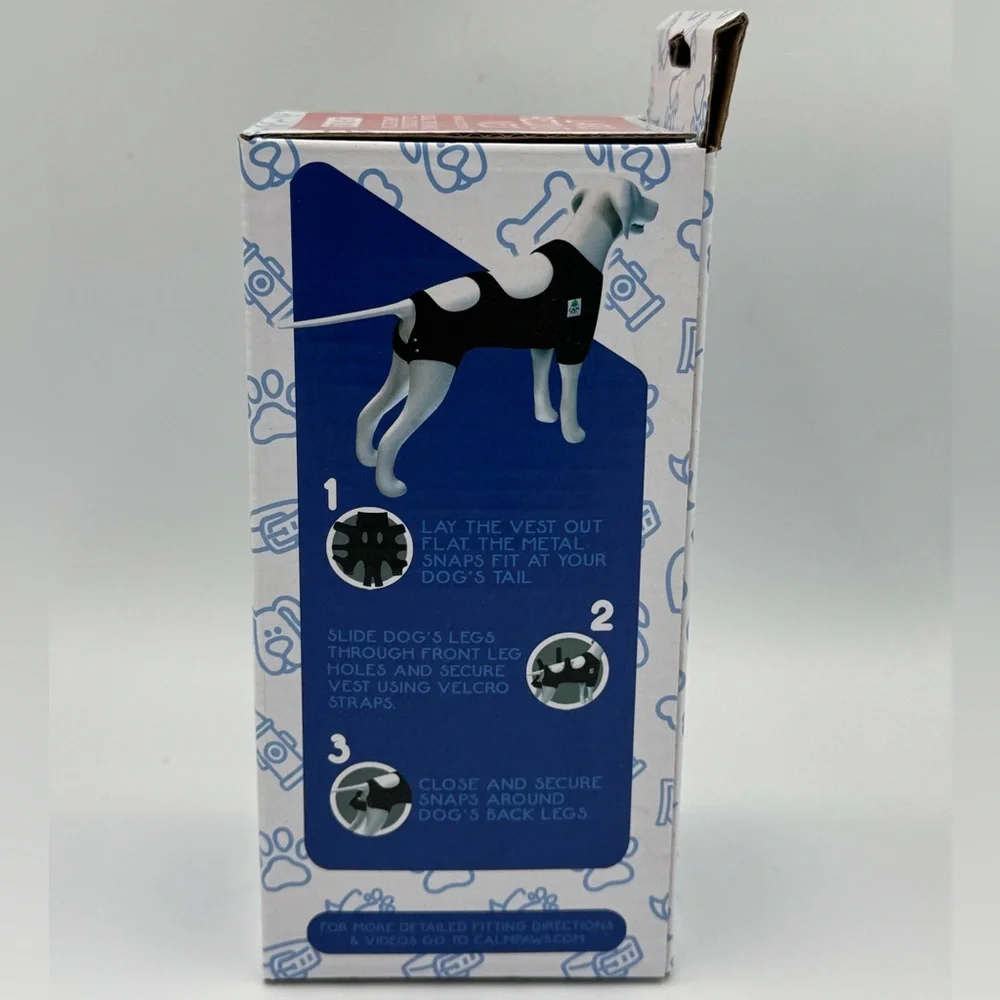 NIB Calm Paws Premium Recovery Vest For Large Dogs